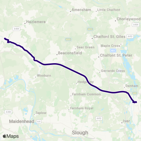 First Berkshire & The Thames Valley  map
