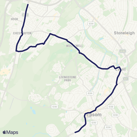 Falcon Buses Waterloo Road - Elmcroft Drive map