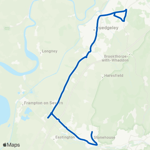 John Dix Travel The Nippy Chippy - St Peter's RC HS Bus Pk map