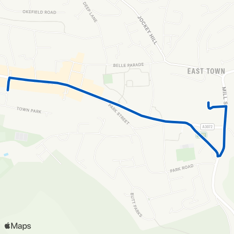 MD Coaches St Saviour's Way - Oxenham Arms map