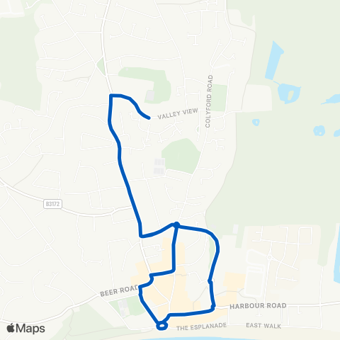 Hatch Green Coaches  map