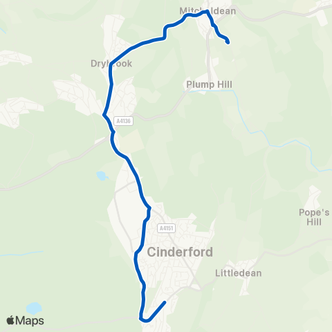 Grindles Coaches  map