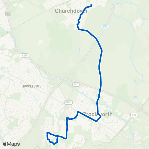 John Dix Travel Chosen Hill School Grounds - Gauntlet Rd map