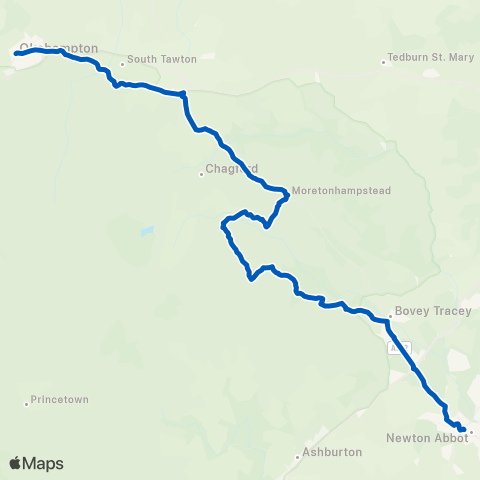 MD Coaches Fore Street - Sherborne Road map