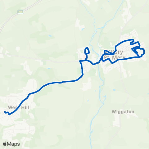 MD Coaches Taleford Close - Thorne Farm Way map