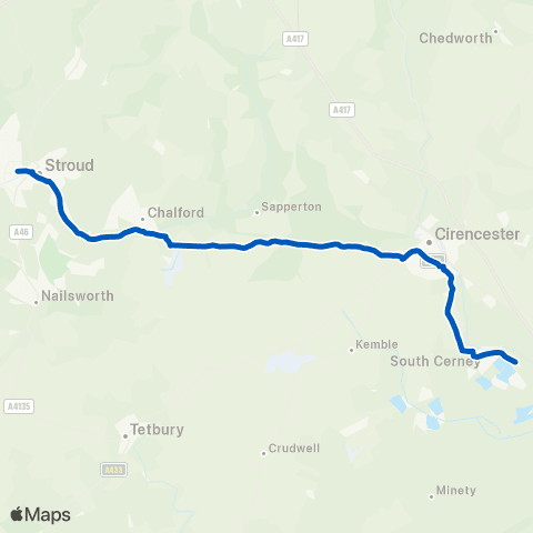 K B Coaches The Watermark Spring Lake - Beard's Lane map