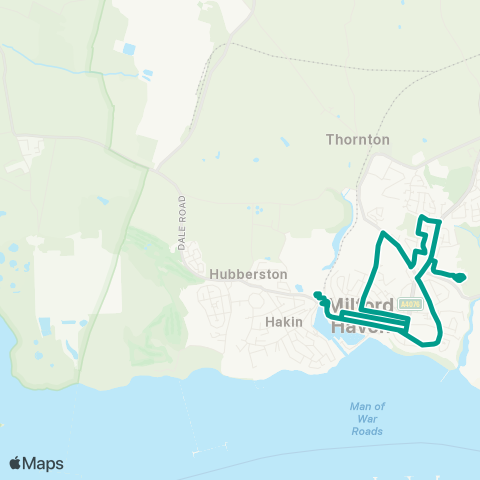 Pembrokeshire County Council  map