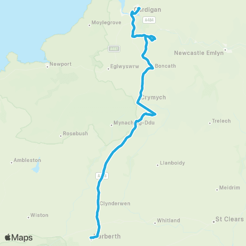 Richards Bros Tesco - Moorfield Road (W) map