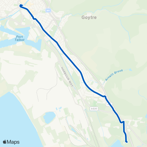 Ridgways Coaches  map