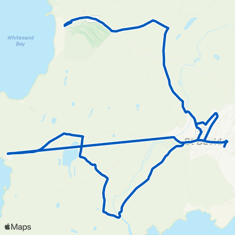 Sarah Bell Caerfai Road - Caerfai Road map