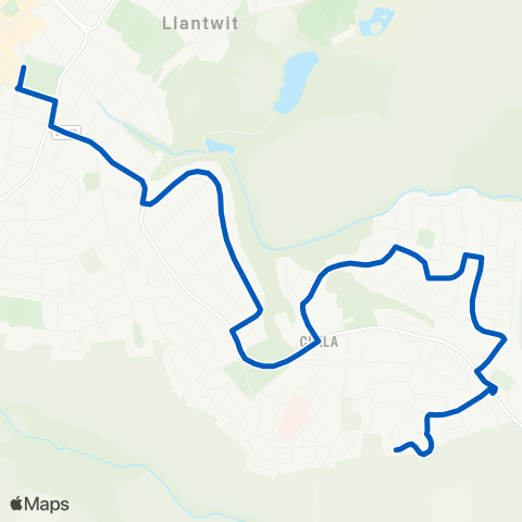 South Wales Transport  map