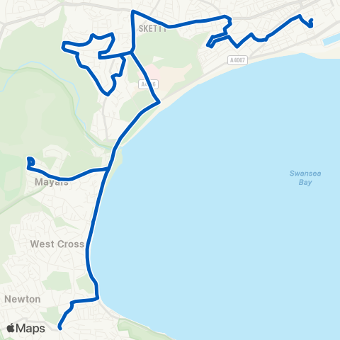 South Wales Transport  map