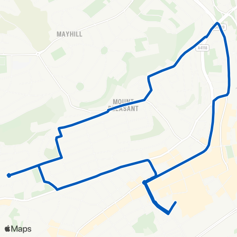 South Wales Transport  map