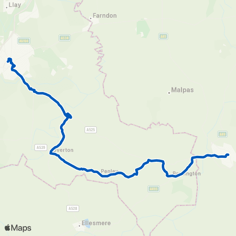 Pat's Coaches Wrexham Bus Station 2 - Bus Station map