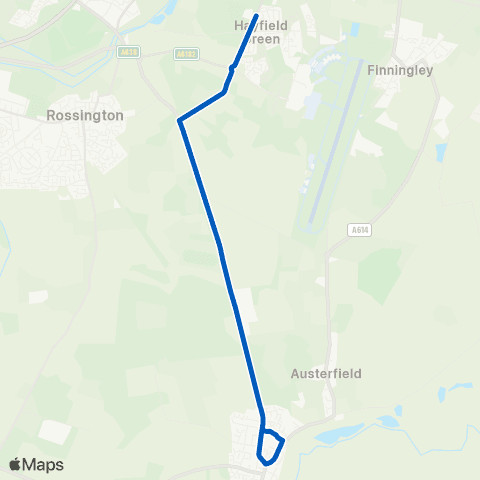 Wilfreda Beehive Doncaster Rd / N Av - Hurst Ln / Poplar Way map