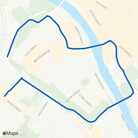 York Pullman Blossom Street - Blossom Street map