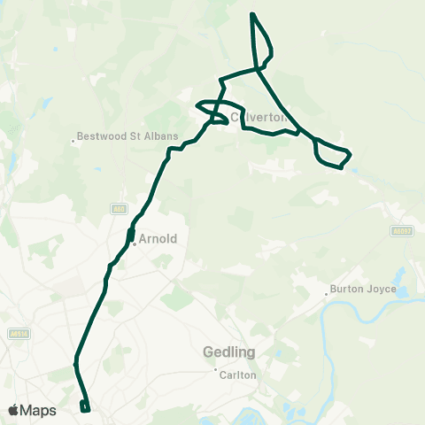 East Midlands Parliament Street - Parliament Street map