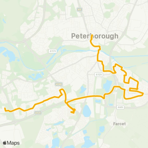 East Midlands Queensgate Bus Station - Tresham Road map