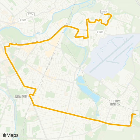 East Midlands Berghott Close - Superstore map