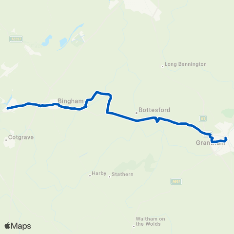 East Midlands Bus Station - Vicarage Lane map