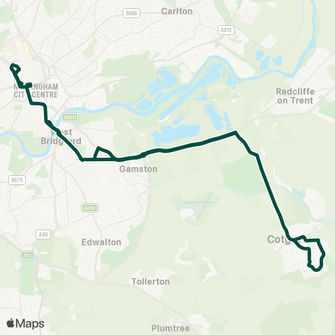 East Midlands Beastmarket Hill - Beastmarket Hill map