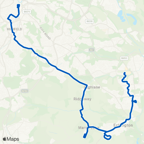 East Midlands Crystal Peaks / Cp3 - Arundel Gate / Ag1 map