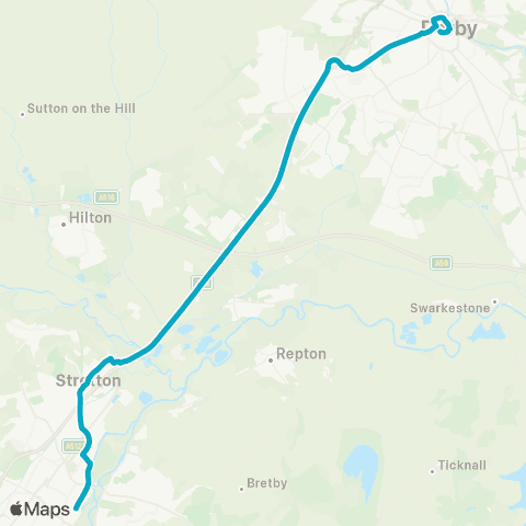 East Midlands Market Place - Victoria Street map
