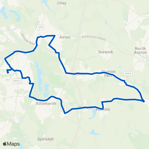 East Midlands Crystal Peaks / Cp2 - Crystal Peaks / Cp2 map