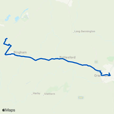 East Midlands Mill Gate - Vine Street map