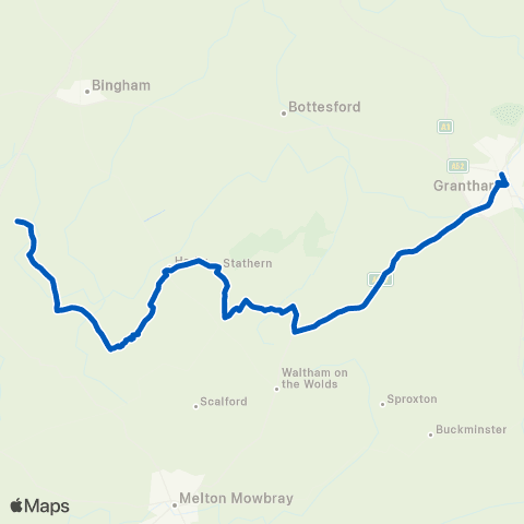 East Midlands Bus Station - Kinoulton Lane map