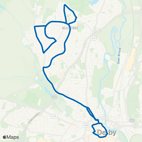 East Midlands Corporation Street - Corporation Street map
