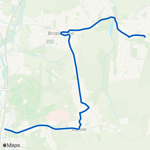 East Midlands Clayton Street - Springwell School map