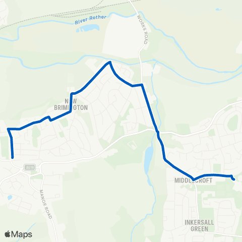 East Midlands Springwell School - George Street map