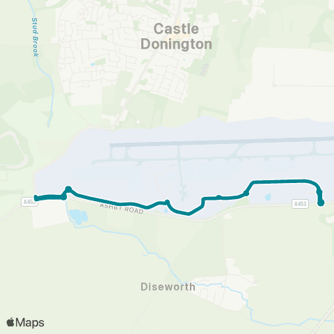East Midlands Pegasus Business Pk - Pegasus Business Pk map