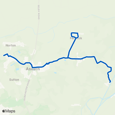 East Midlands Braithwaite Ln / Top Ln - Ryecroft Rd / Campsmount Academy map