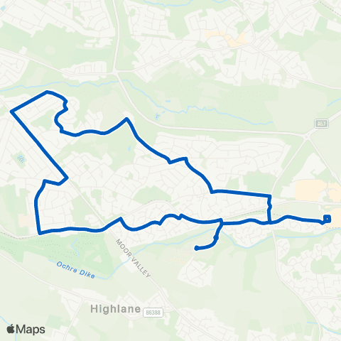 East Midlands Crystal Peaks / Cp6 - Crystal Peaks / Cp6 map