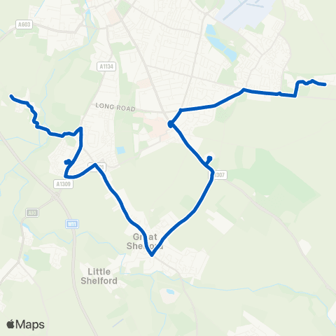 East Midlands Ida Darwin Hospital - Bridle Way map