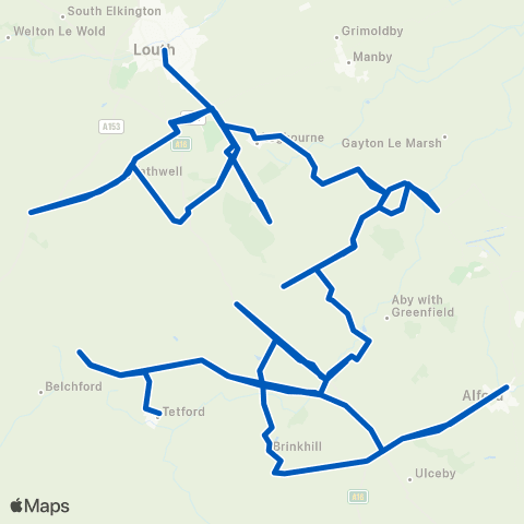 East Midlands Bus Station - Demand Responsive Area map