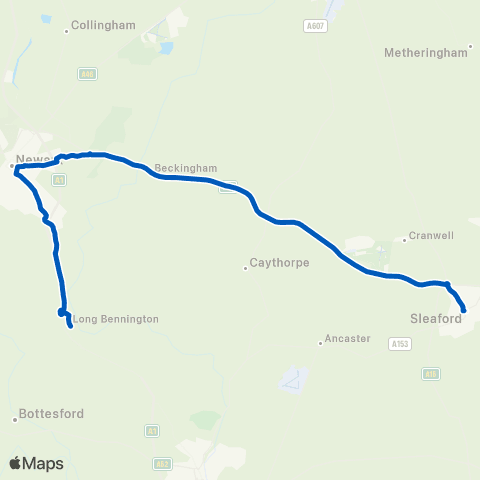 East Midlands The Reindeer Ph - Market Place map