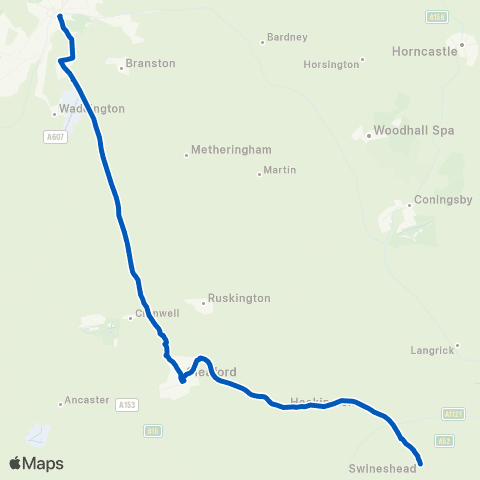East Midlands St Mary's Church - Central Bus Station map