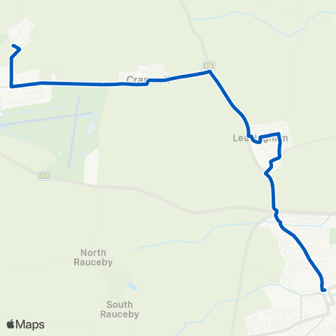 East Midlands Yorkshire Trading - 1 Beacon Road map