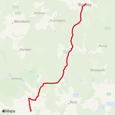 National Express  map