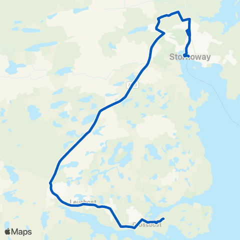 Lochs Motor Transport Bus Station - Bus Shelter map