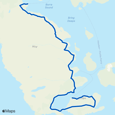 Isle of Hoy Development Trust Royal Hotel - Pier map