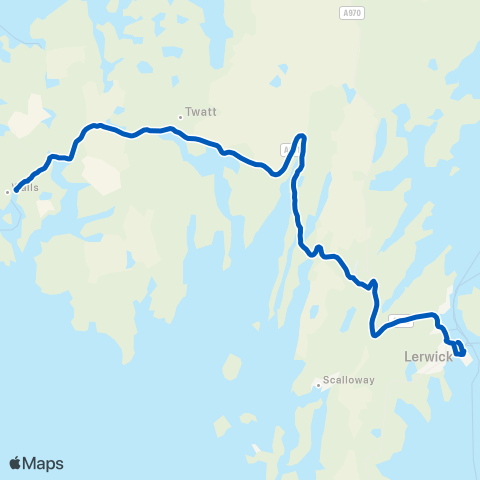 J & D S Halcrow Bakery - Viking Bus Station map