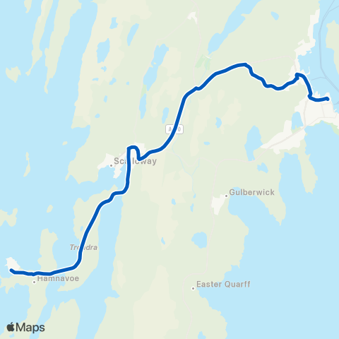 J & D S Halcrow Viking Bus Station - Shop map