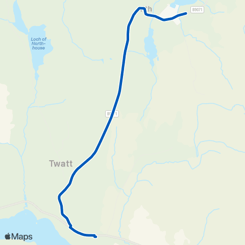K and K Transport Whitelaw Road - EV Charge Point map