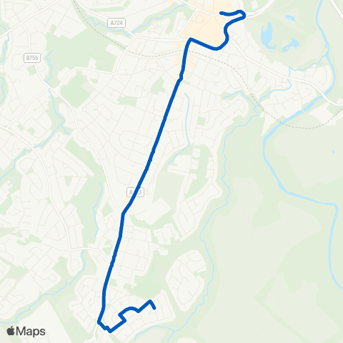 JMB Travel Meadowside - Stop 1 map
