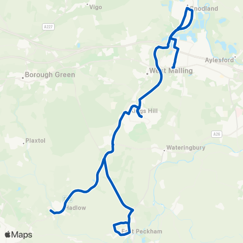 Hadlow Rural Community School Hadlow Rural Community Sch - Lunsford Ln Turning map