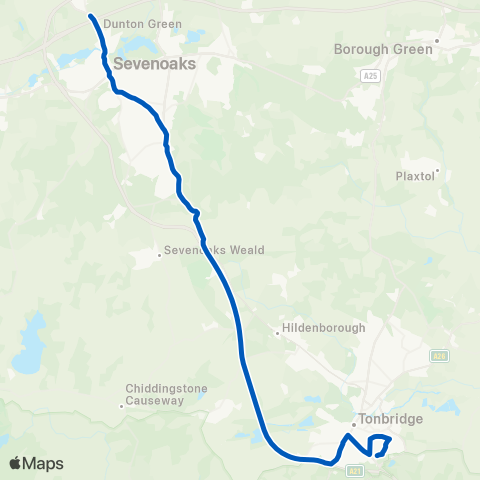 Hams Travel Dowgate Close - Rose and Crown map